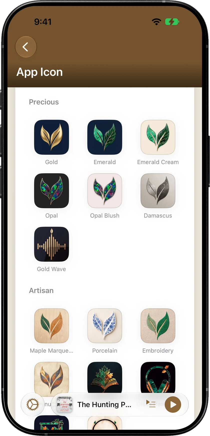 The Precious app icons