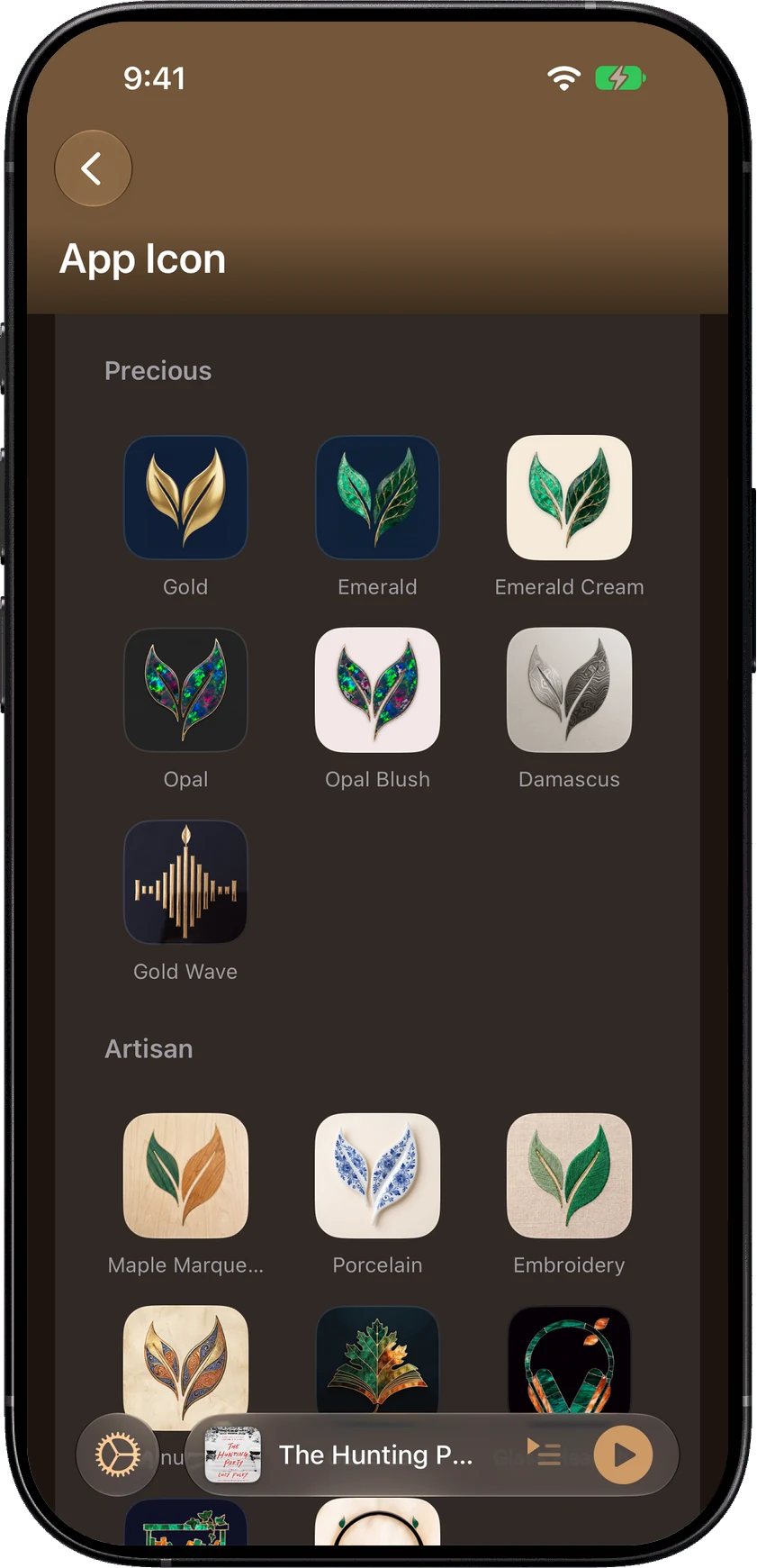 The Precious app icons
